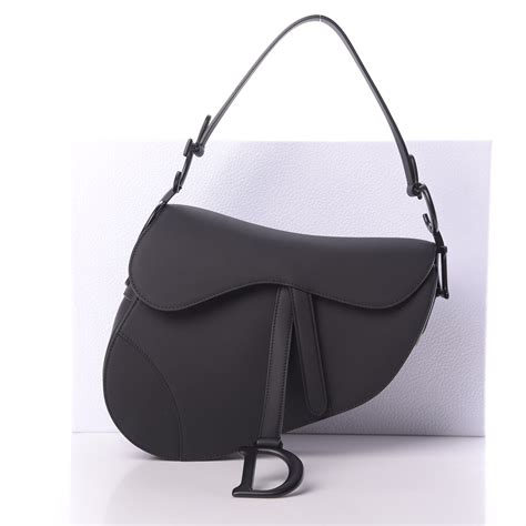 black dior saddlebag|authentic christian Dior saddle bag.